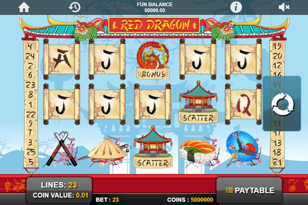 Red Dragon Slot Gameplay