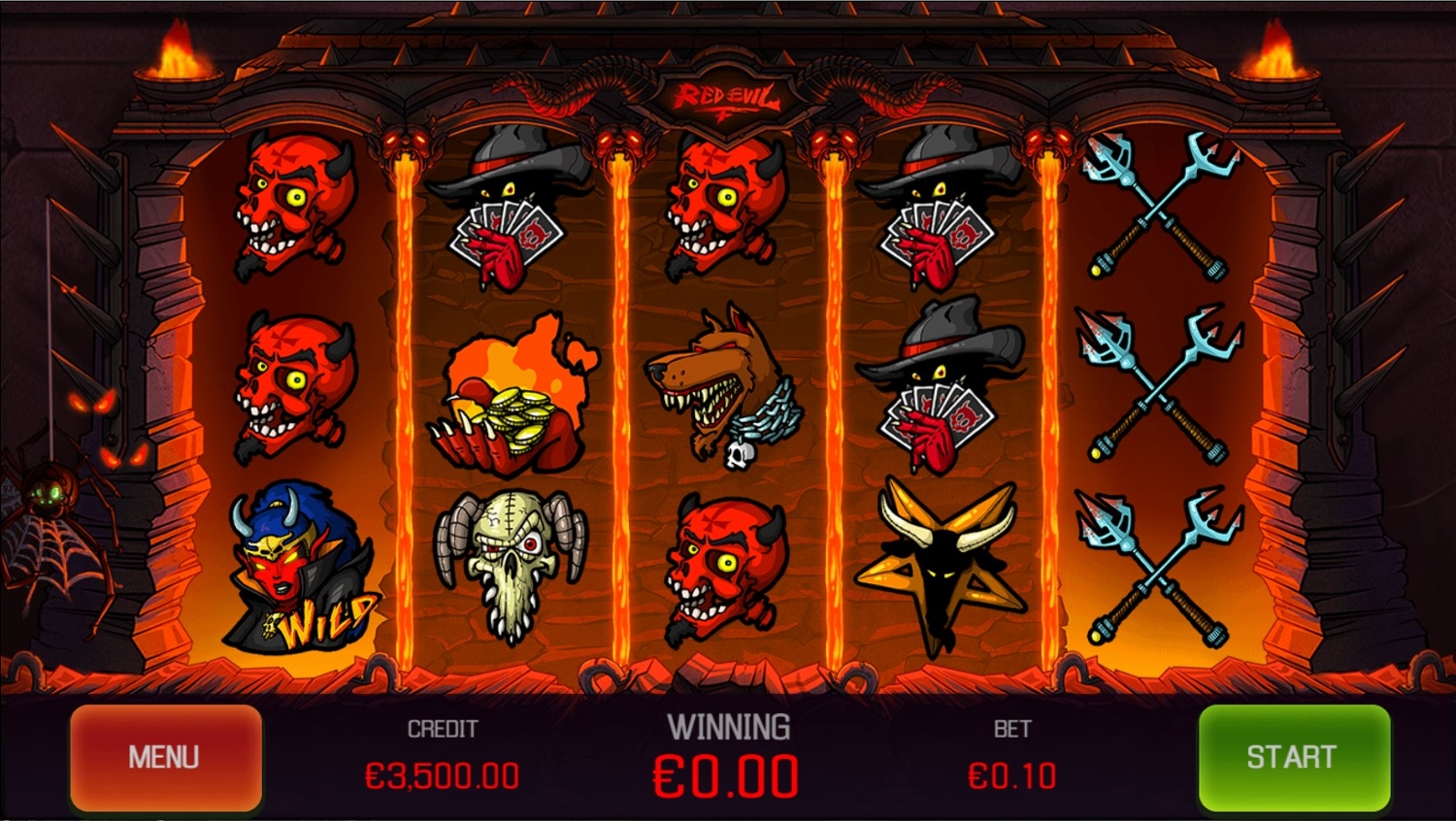 Red Evil Slot Gameplay