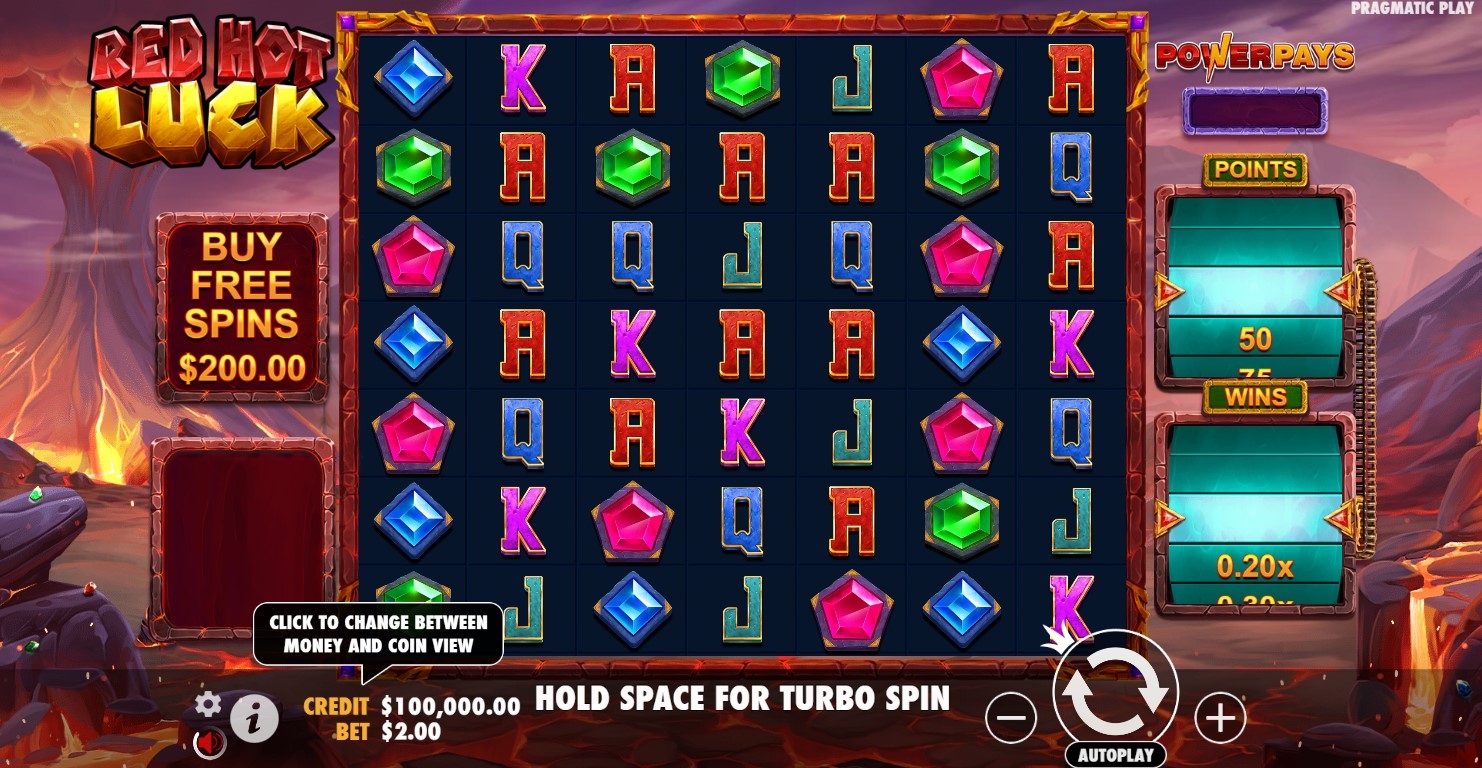 Red Hot Luck Slot Gameplay