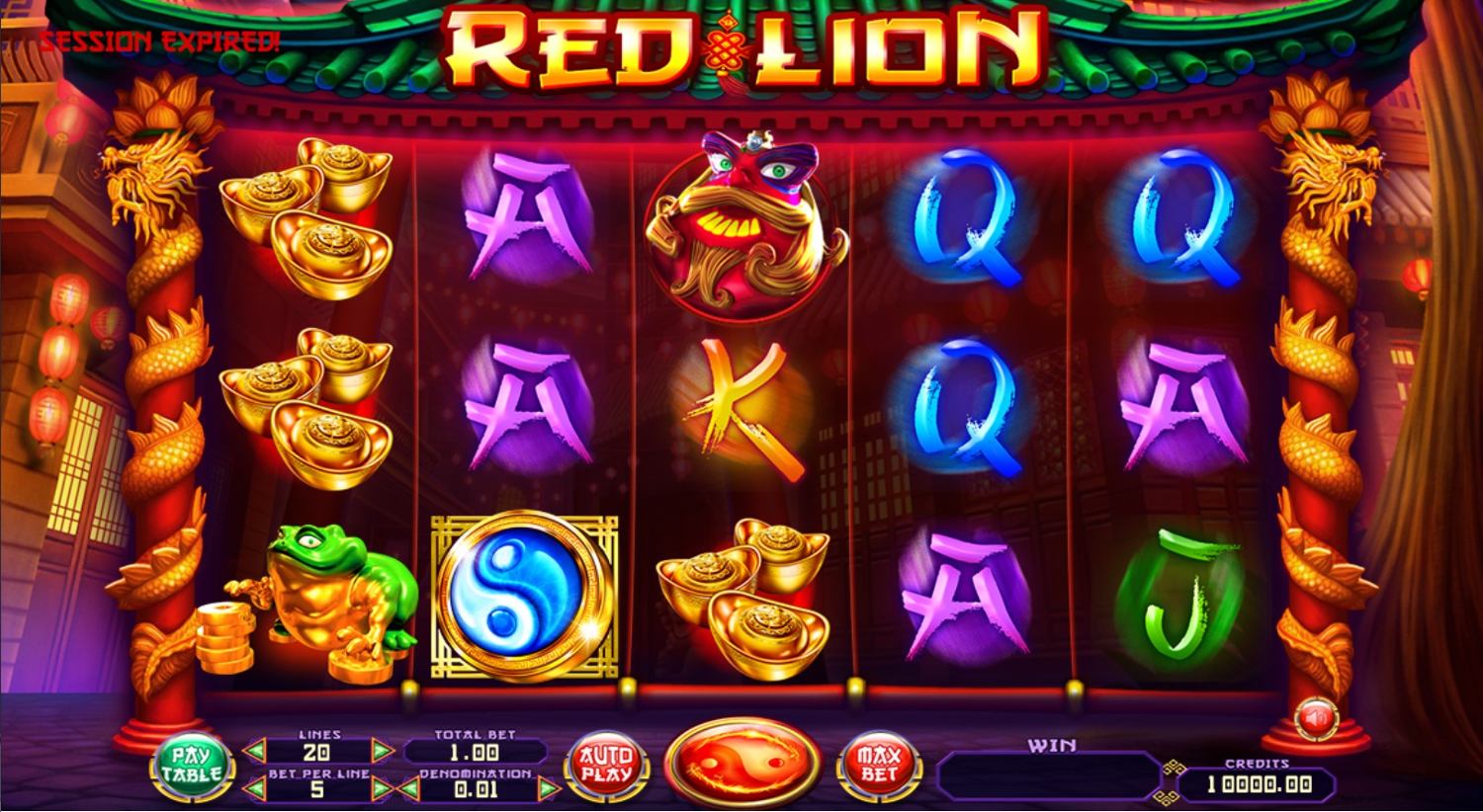 Red Lion Slot Gameplay