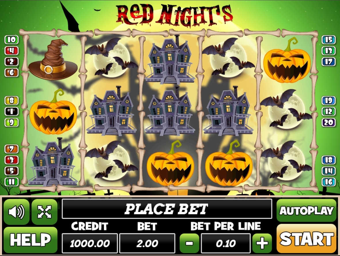 Red Night's Slot Gameplay