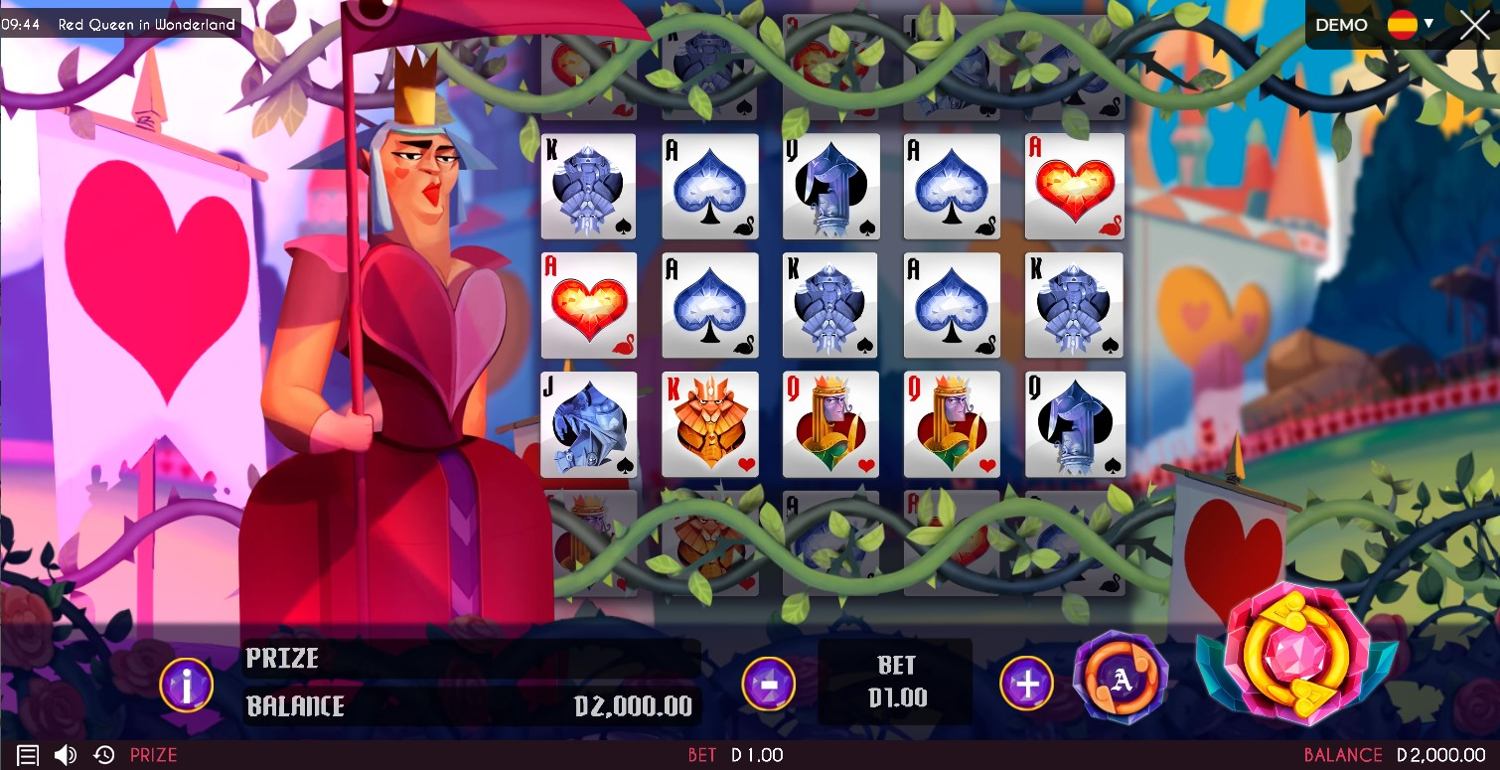 Red Queen in Wonderland Slot Gameplay