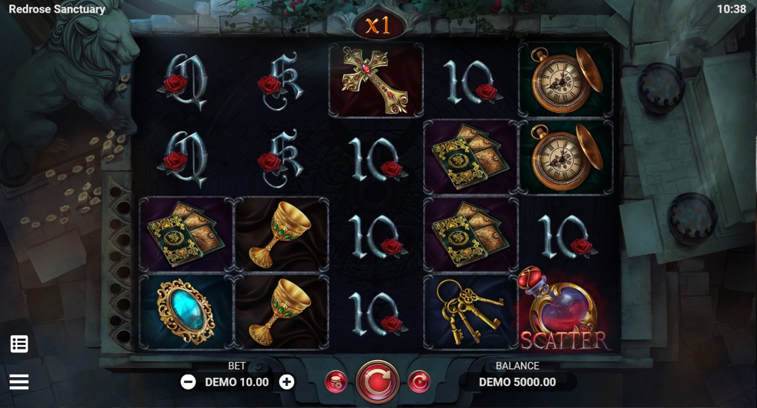 Redrose Sanctuary Slot Gameplay