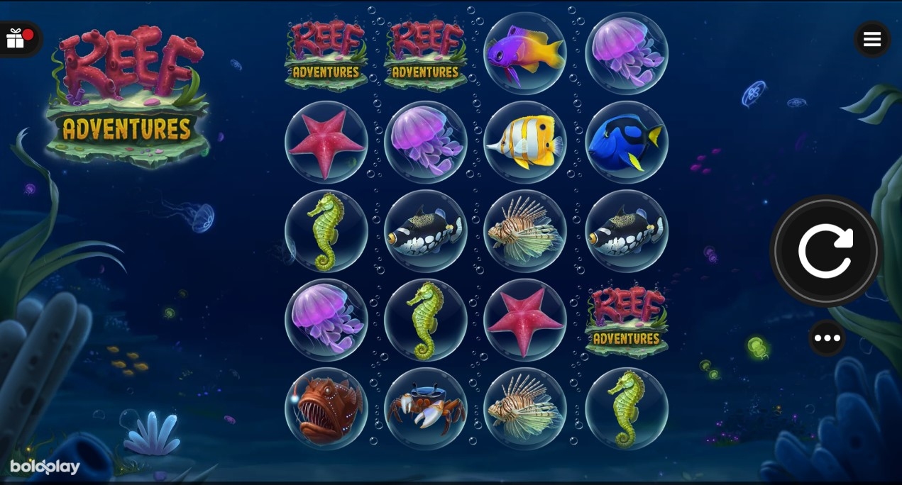 Reef Adventures Slot Gameplay