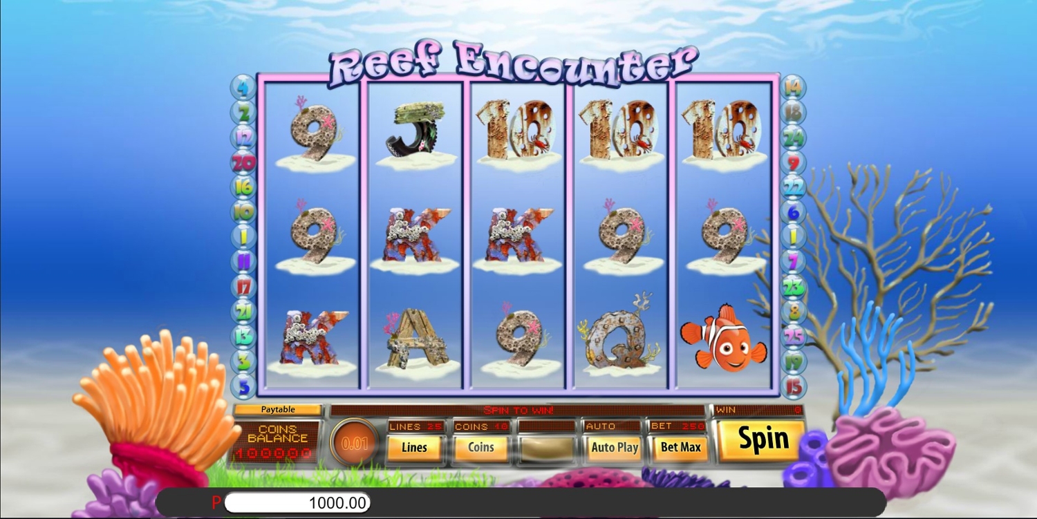 Reef Encounter Slot Gameplay