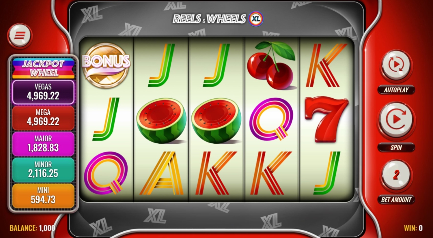 Reel & Wheels XL Slot Gameplay