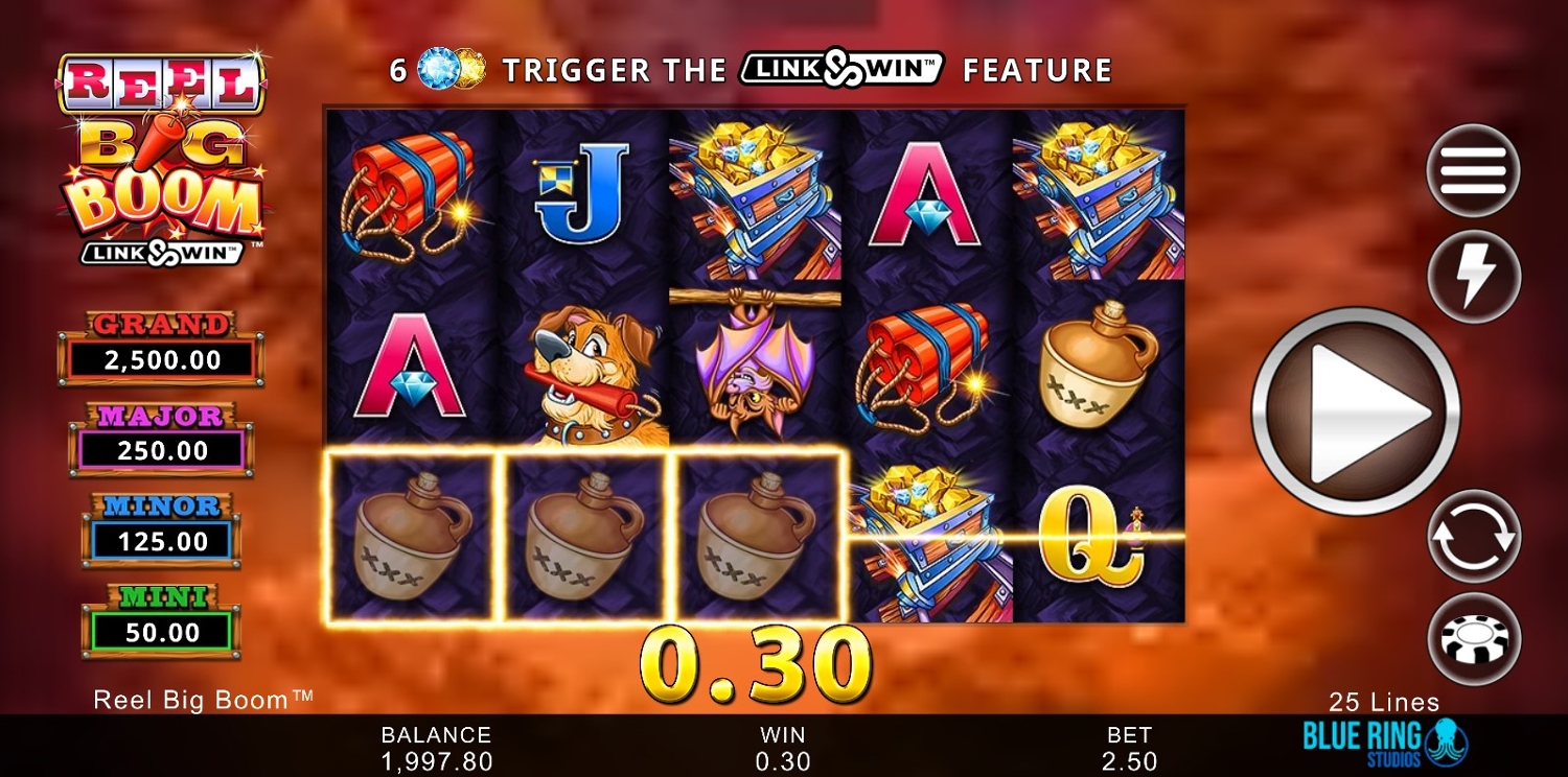 Reel Big Boom Slot Gameplay