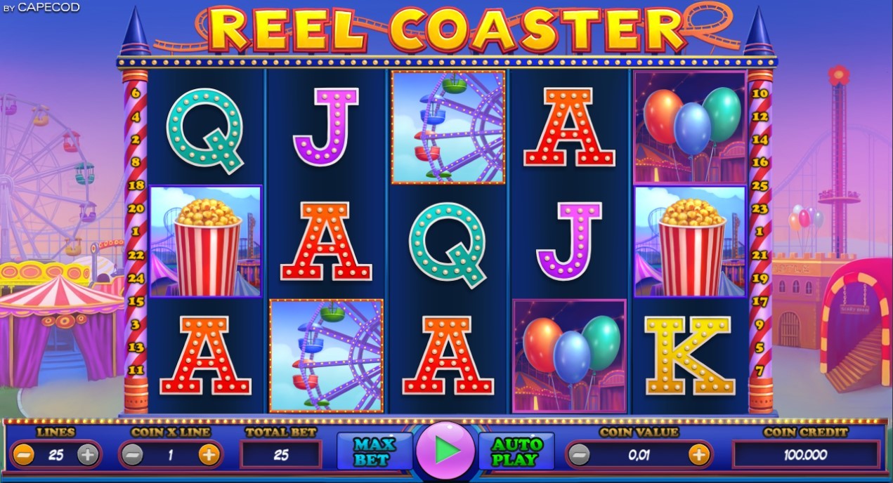 Reel Coaster Slot Gameplay