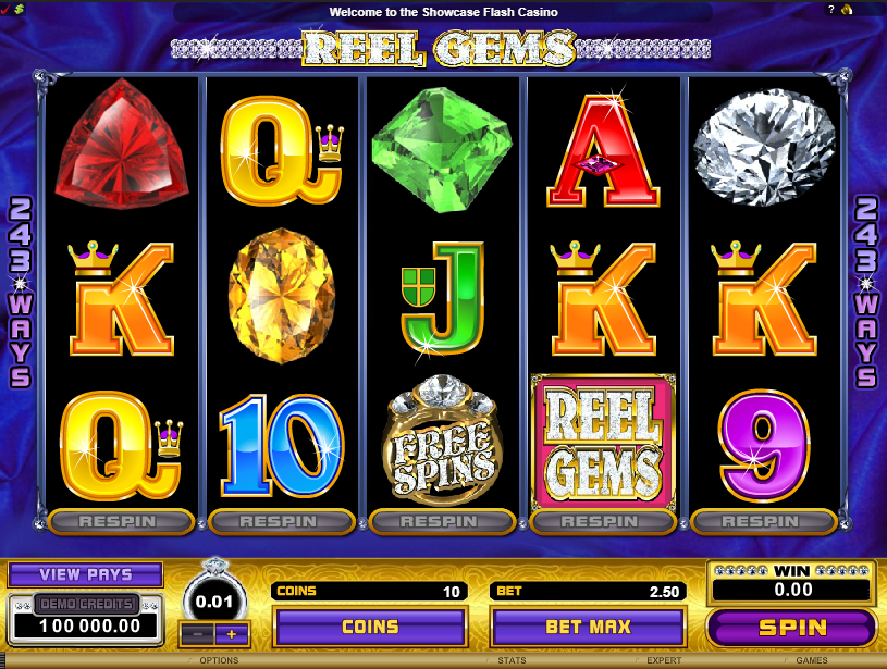 Reel Gems Slot Gameplay