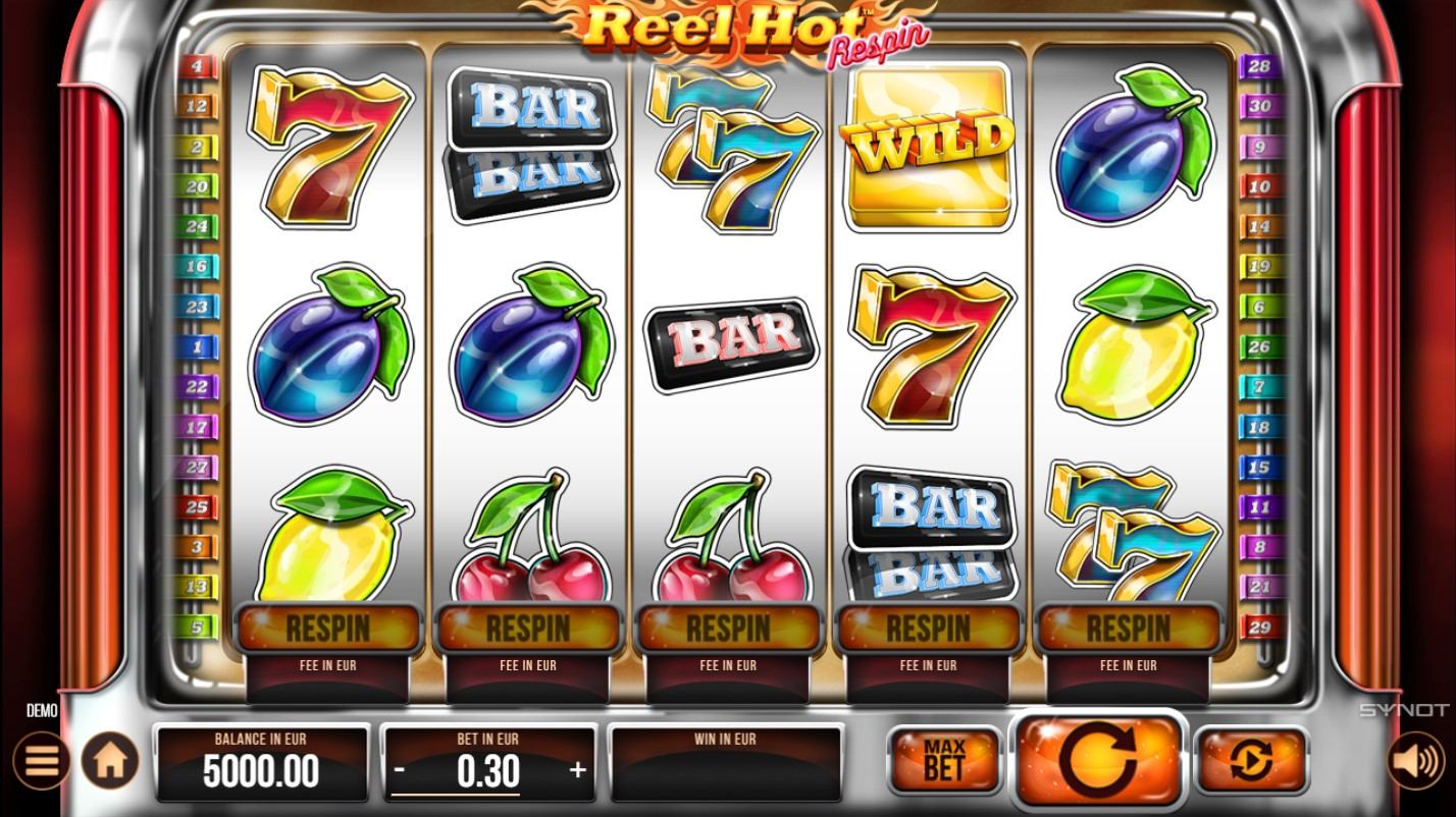Reel Hot Respin Slot Gameplay