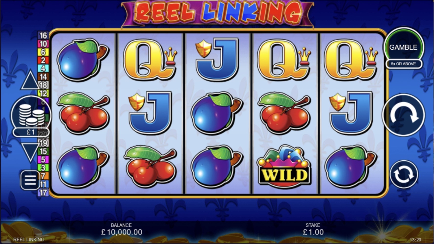 Reel Linking Slot Gameplay