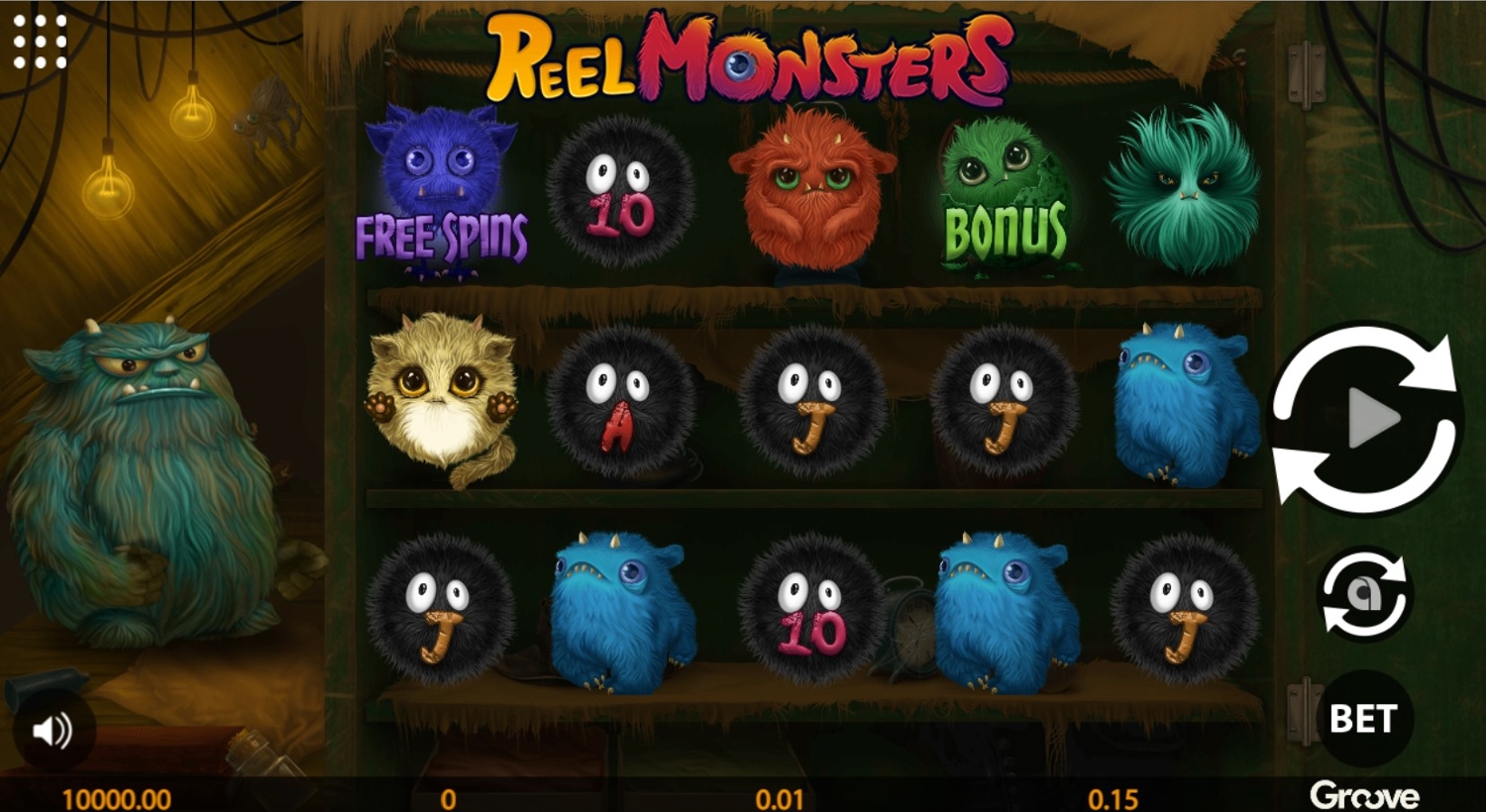Reel Monsters Slot Gameplay