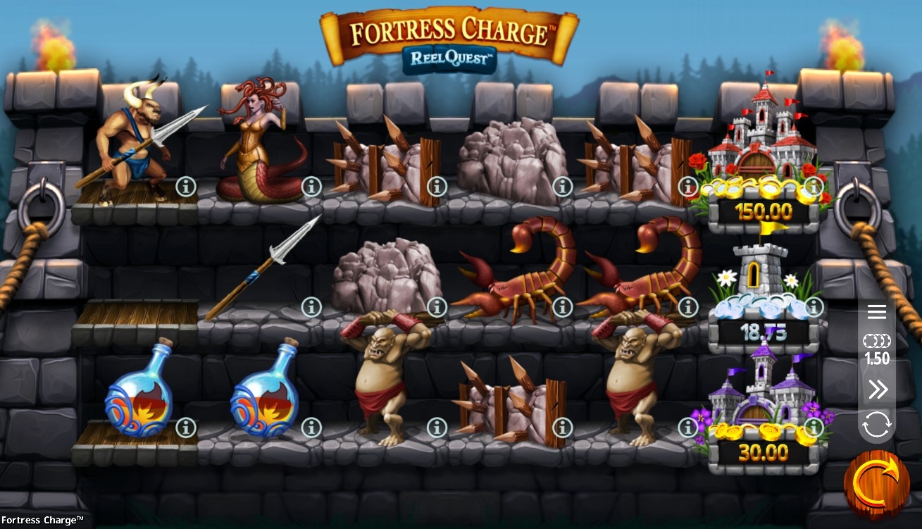 Reel Quest Fortress Charge Slot Gameplay