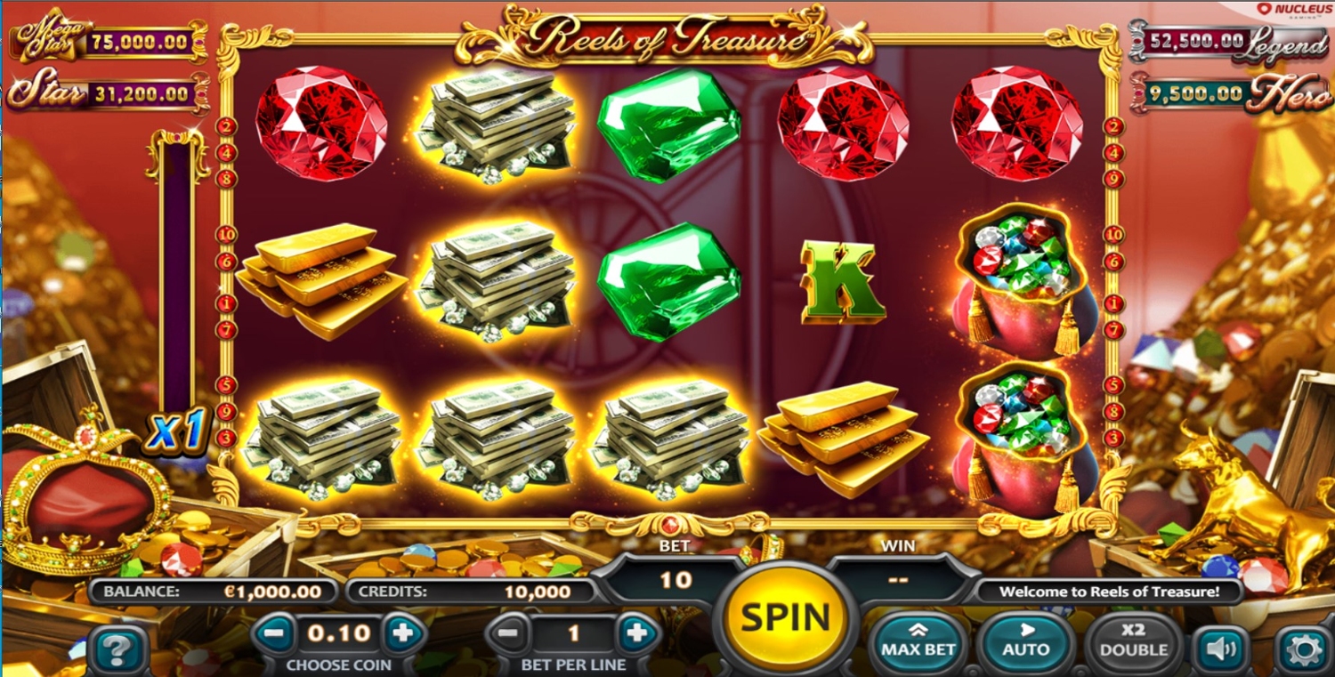 Reels of Treasure Slot Gameplay