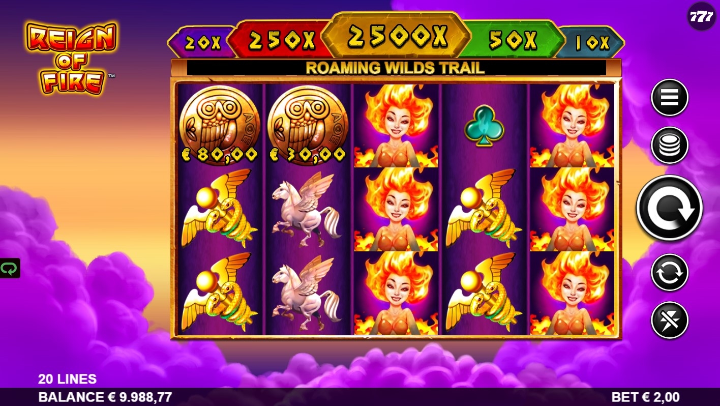 Reign of Fire Slot Gameplay