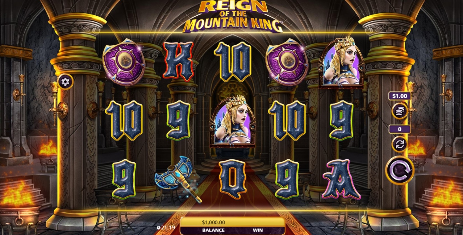Reign of the Mountain King Slot Gameplay
