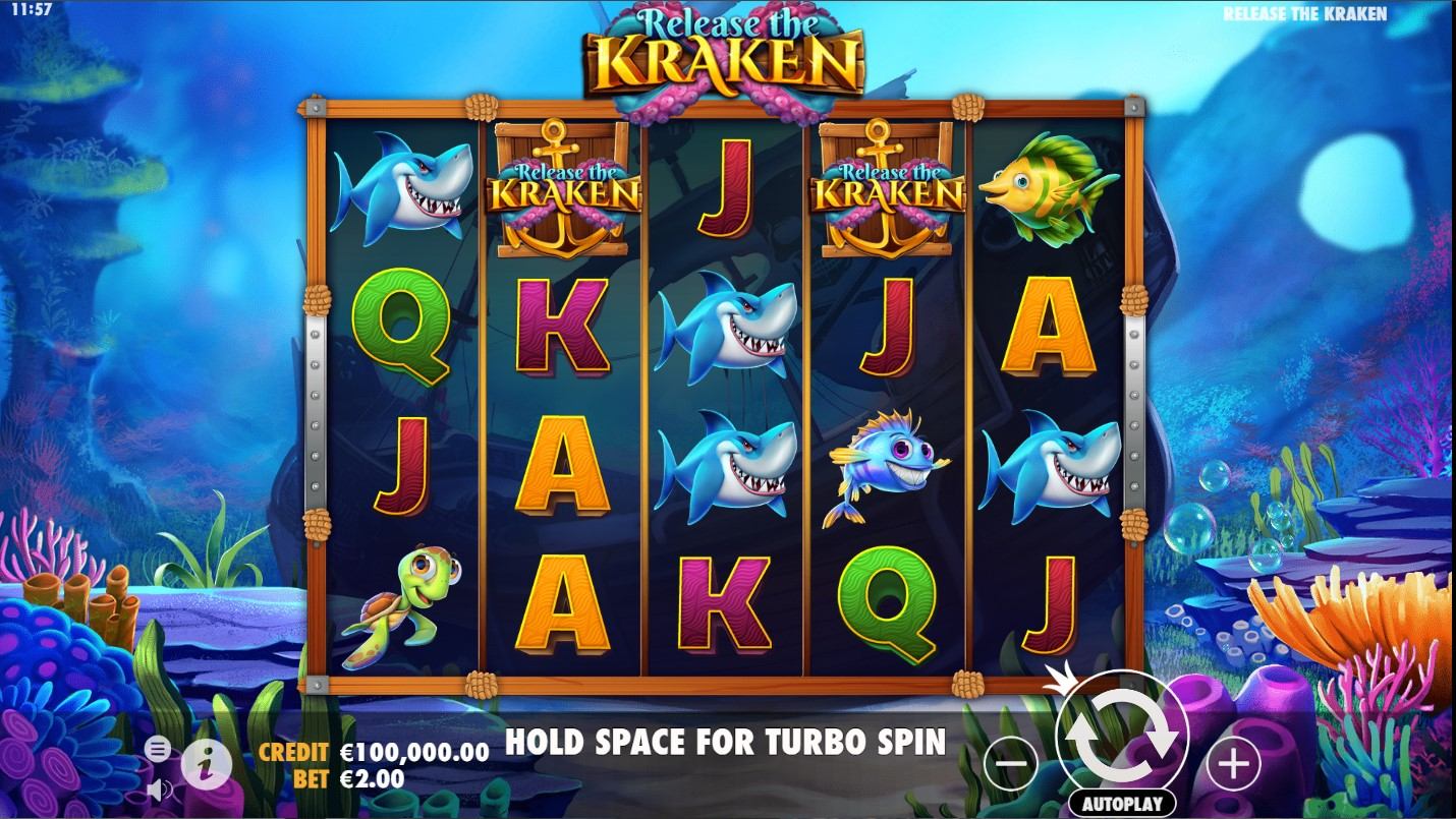 Release the Kraken Slot Gameplay