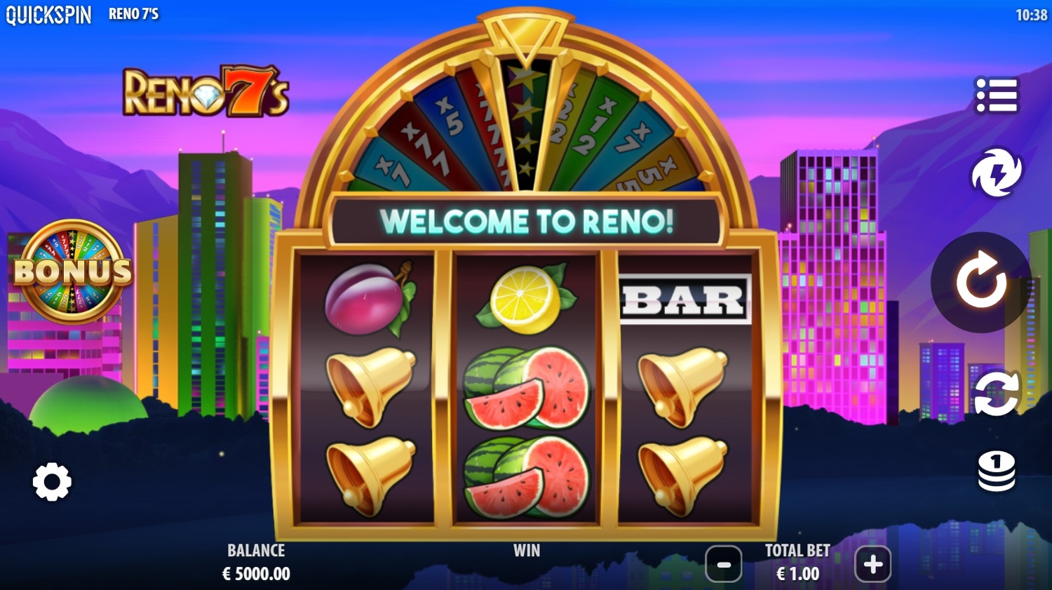 Reno 7s Slot Gameplay