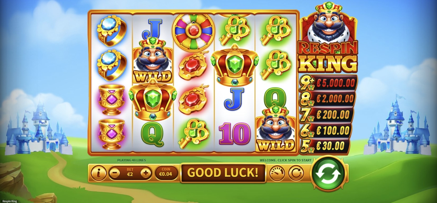Respin King Slot Gameplay