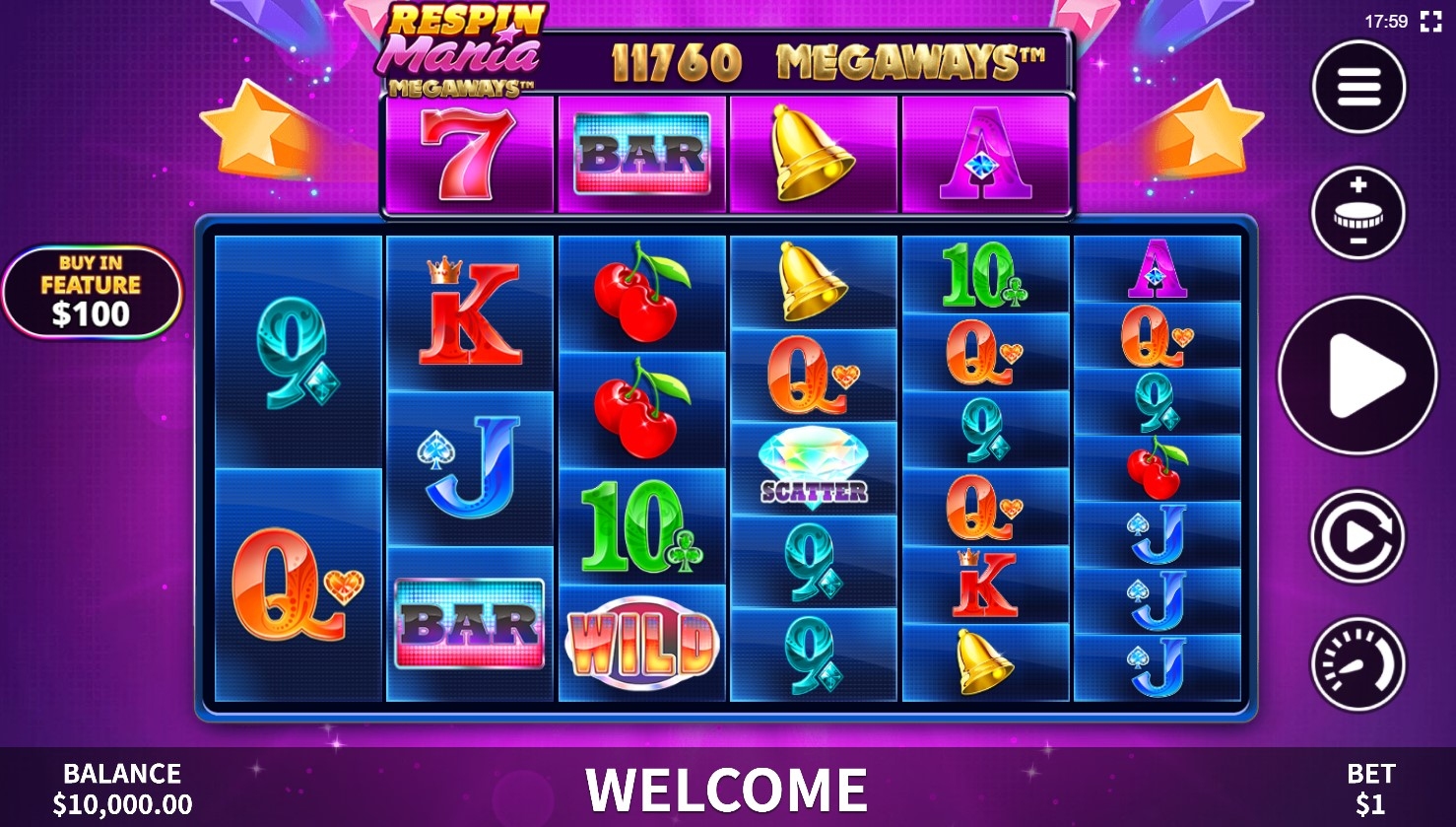 Respin Mania Megaways Slot Gameplay