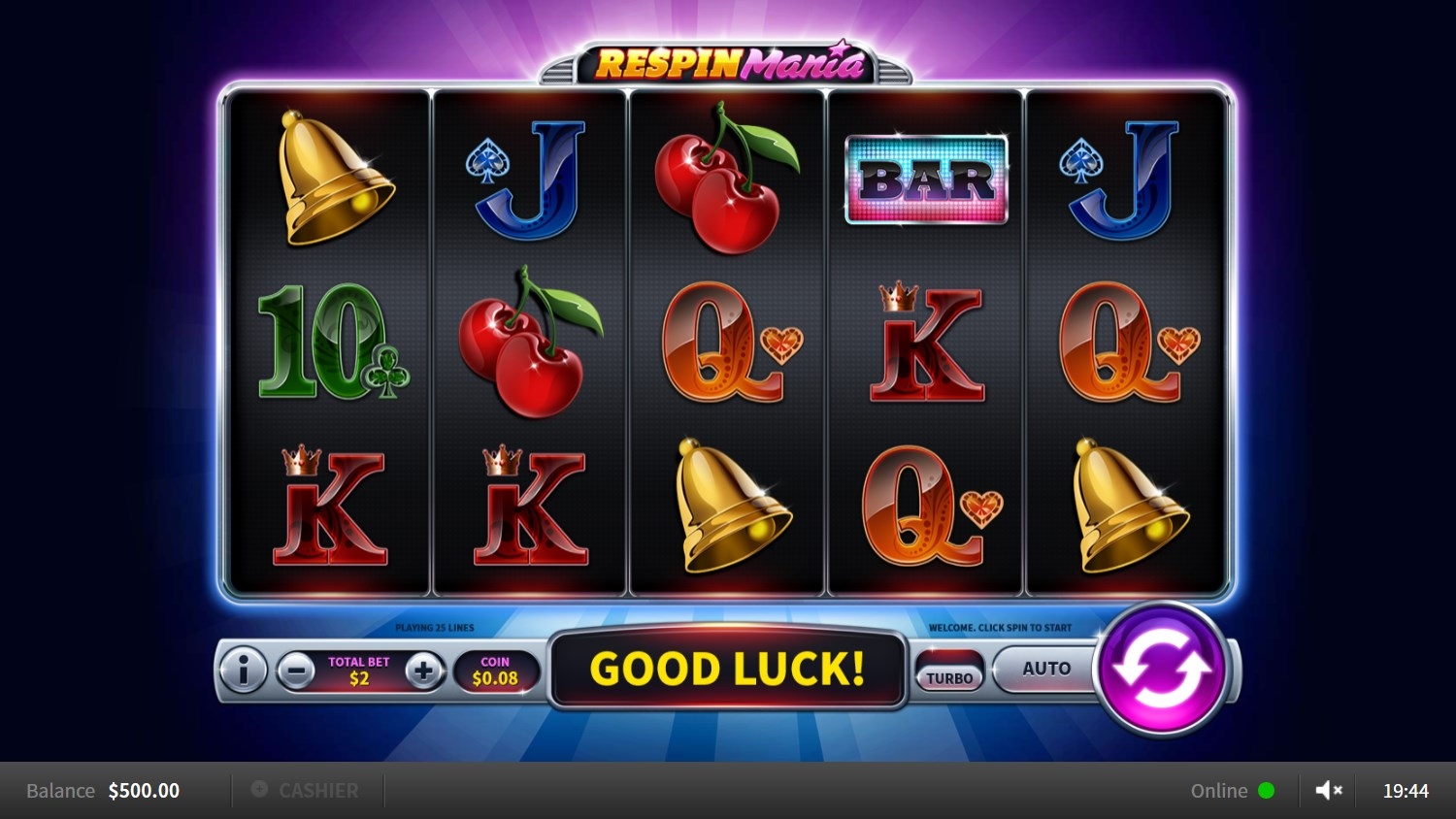 Respin Mania Slot Gameplay