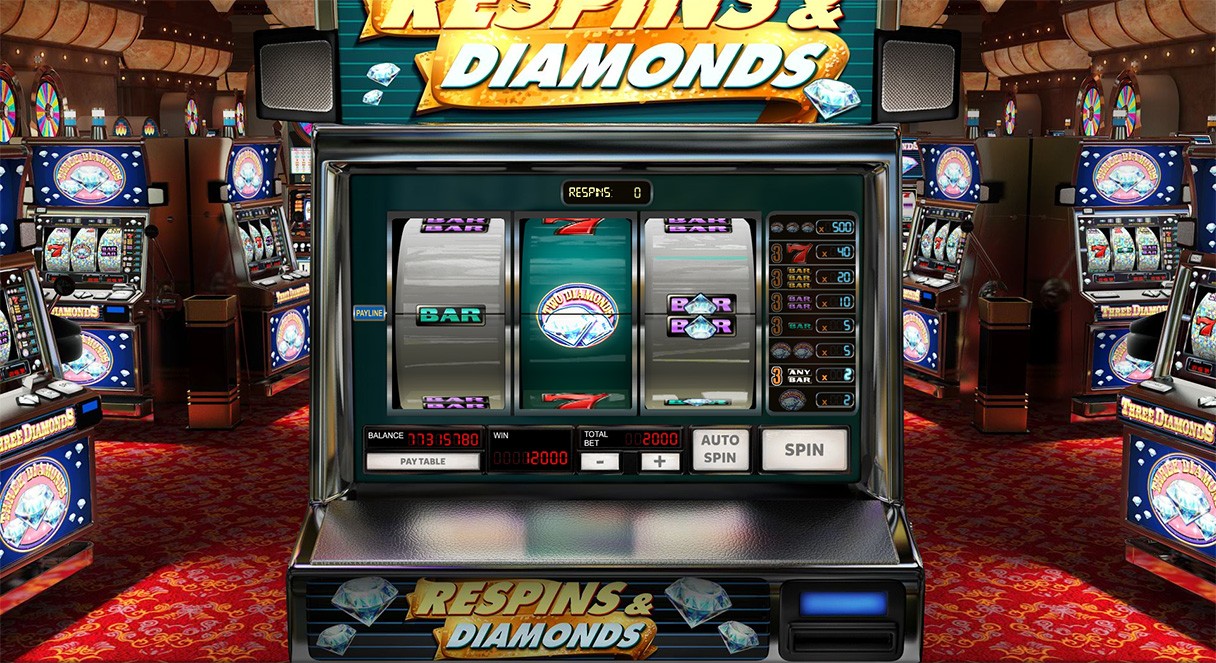 Respins & Diamonds Slot Gameplay