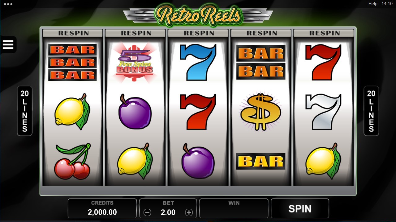 Retro Reels Slot Gameplay