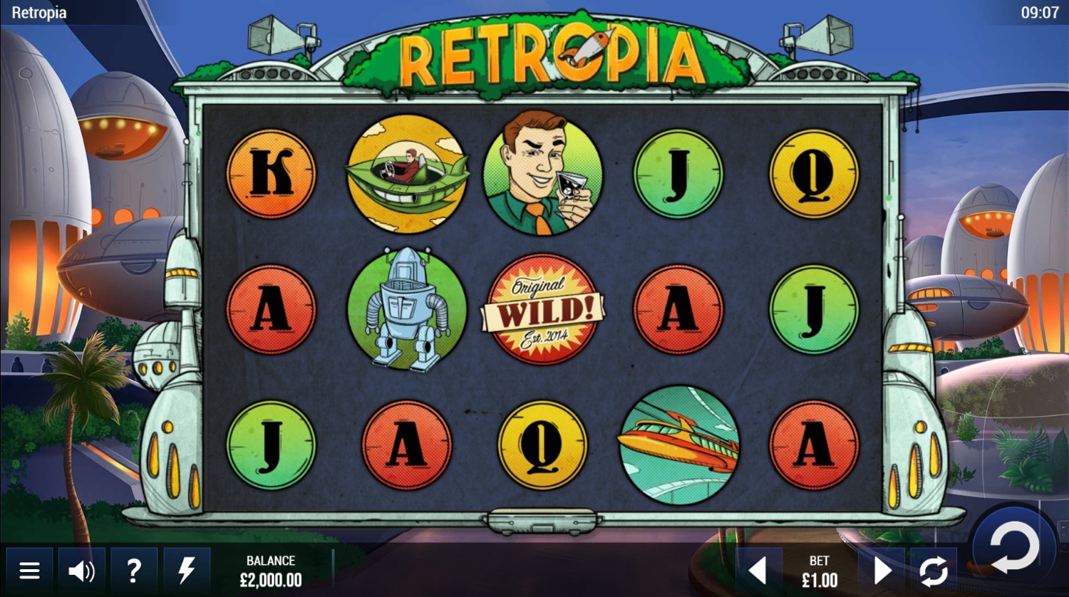 Retropia Slot Gameplay