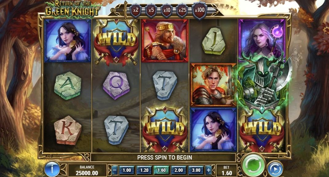 Return of the Green Knight Slot Gameplay