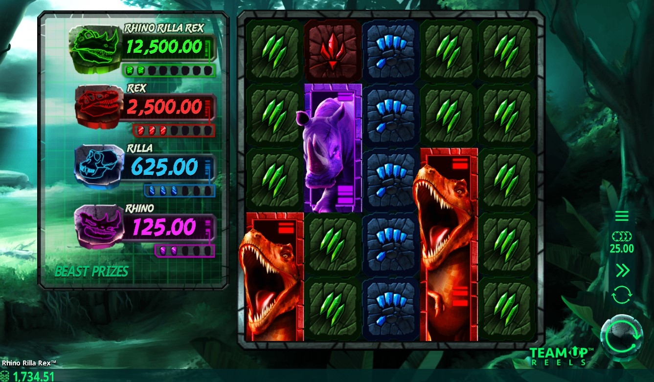 Rhino Rilla Rex Slot Gameplay