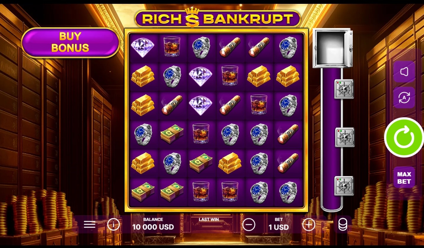 Rich Bankrupt Slot Gameplay