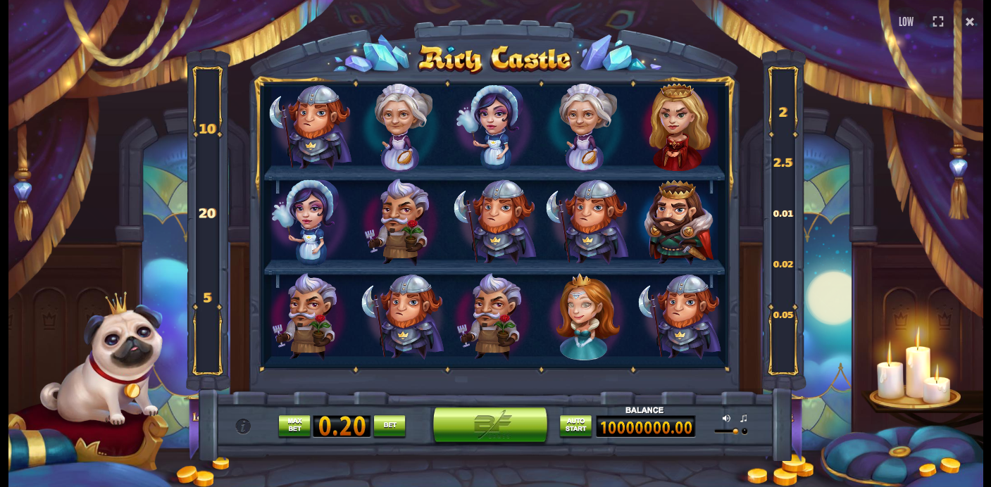 Rich Castle Slot Gameplay