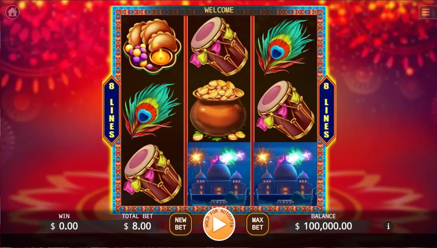 Rich Diwali Slot Gameplay