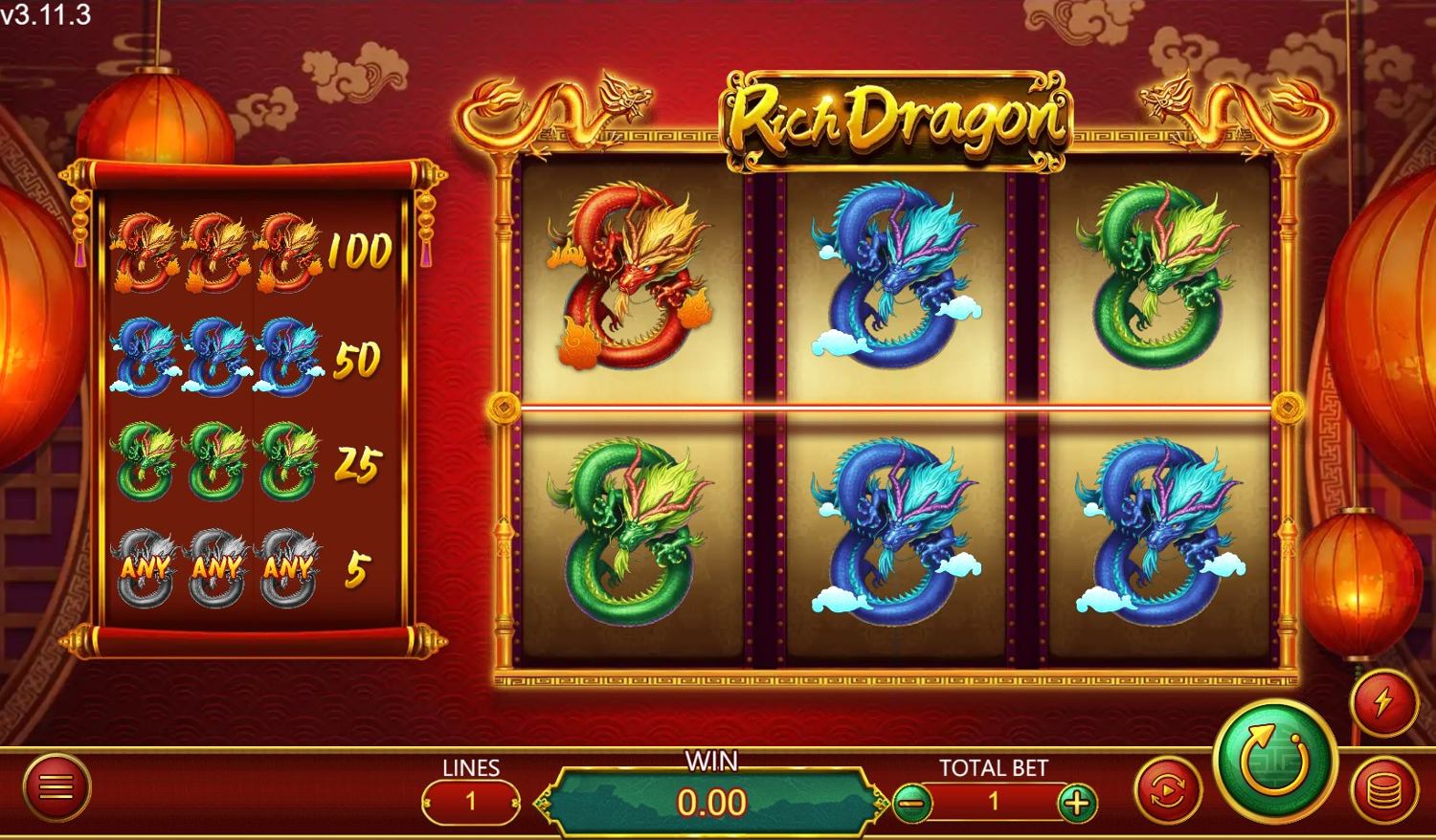 Rich Dragon Slot Gameplay