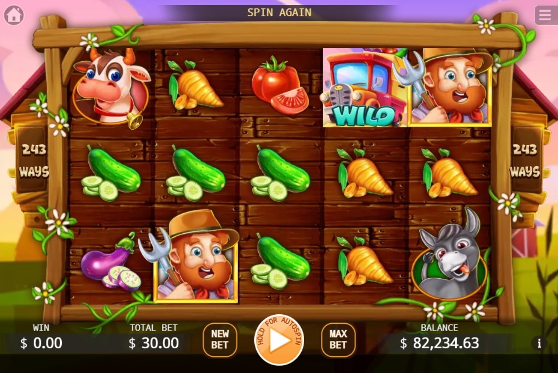 Rich Farm Slot Gameplay