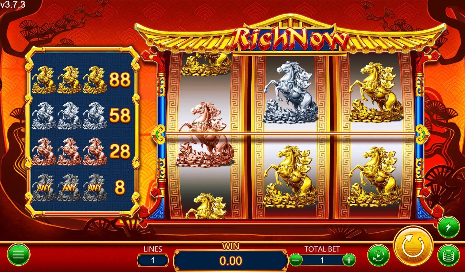 Rich Now Slot Gameplay