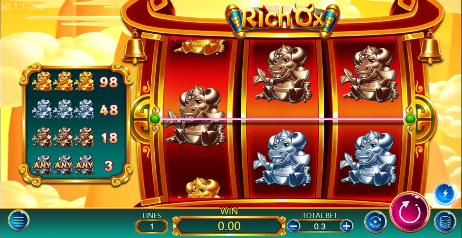 Rich Ox Slot Gameplay