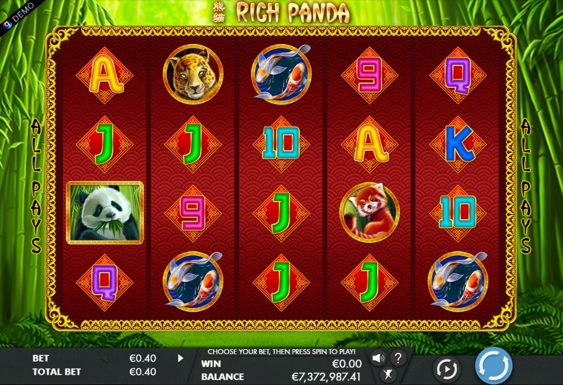Rich Panda Slot Gameplay