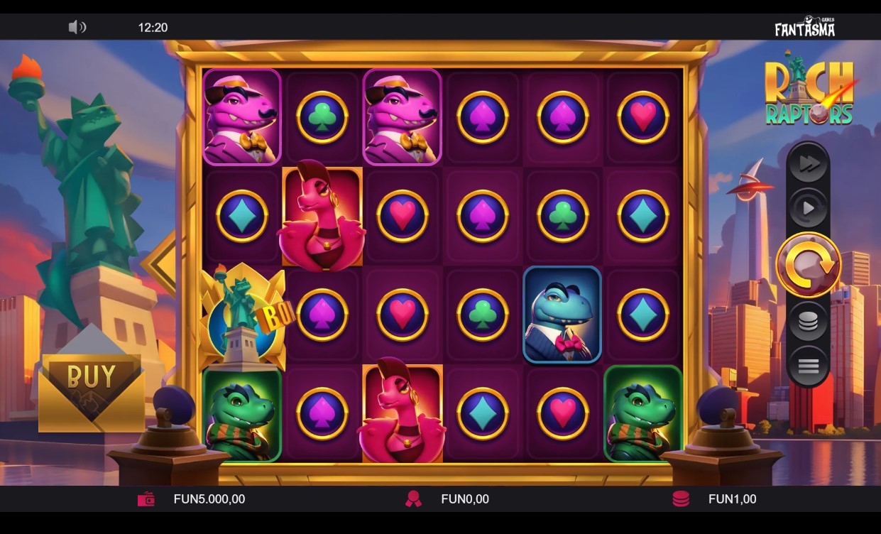 Rich Raptors Slot Gameplay