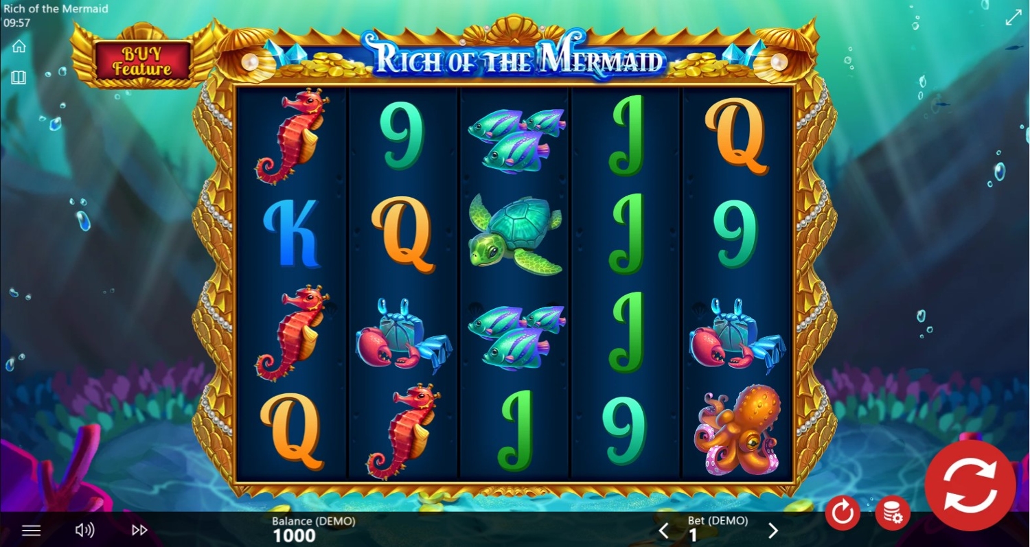 Rich of the Mermaid Slot Gameplay