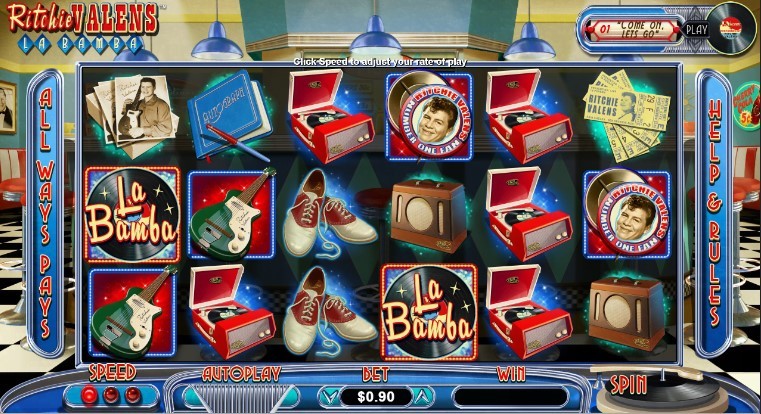 Ritchie Valens La Bamba Slot Gameplay