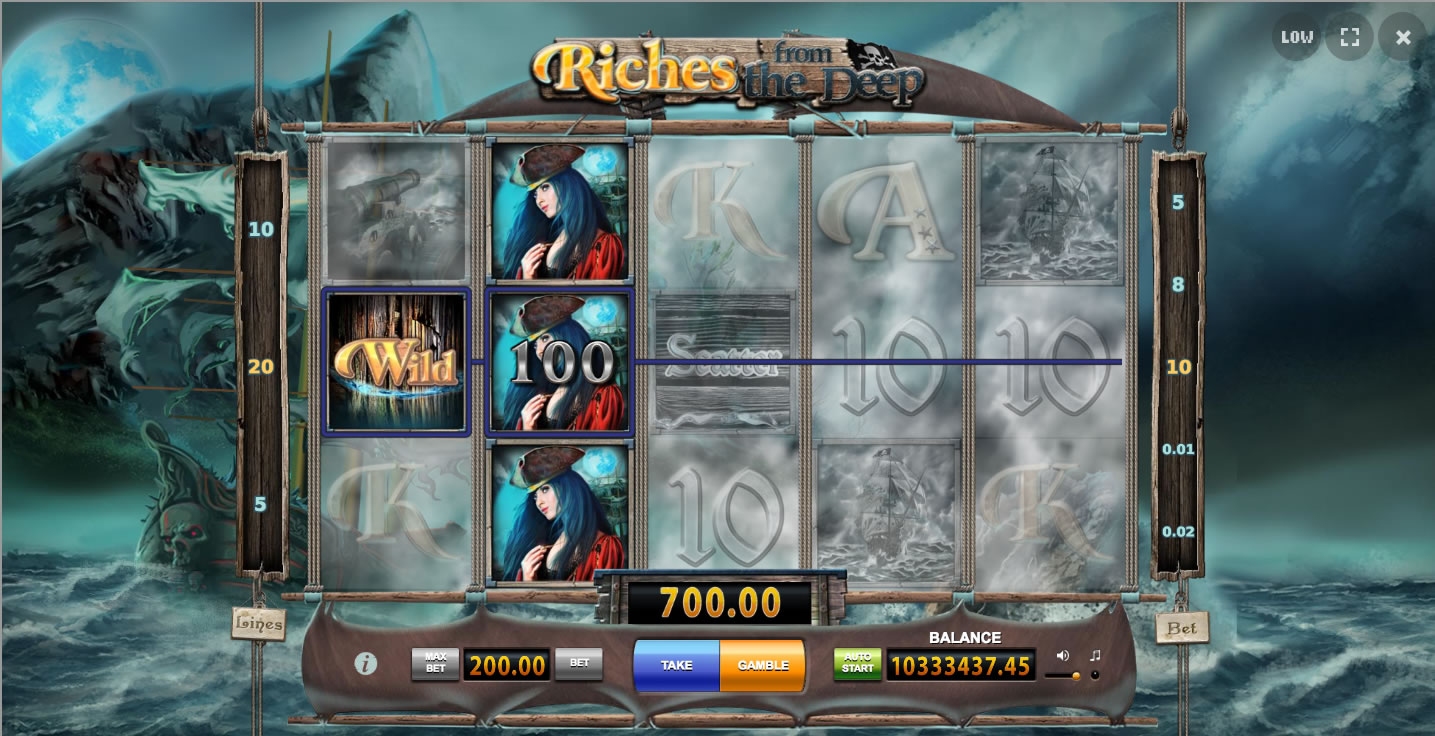 Riches From the Deep Slot Gameplay