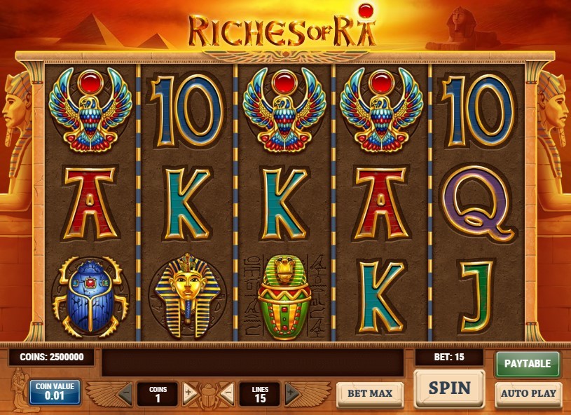 Riches of RA Slot Gameplay