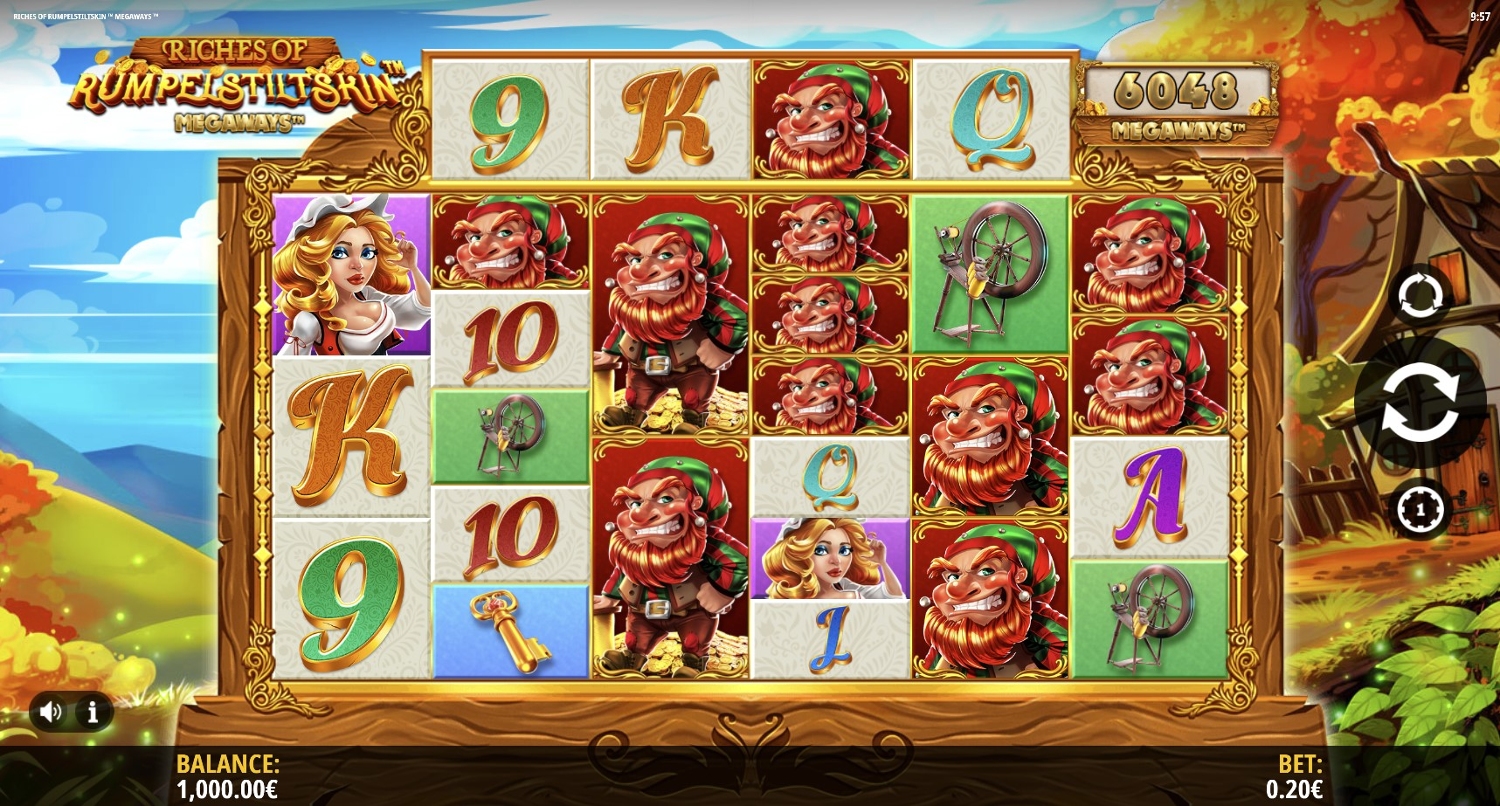 Riches of Rumpelstiltskin Megaways Slot Gameplay