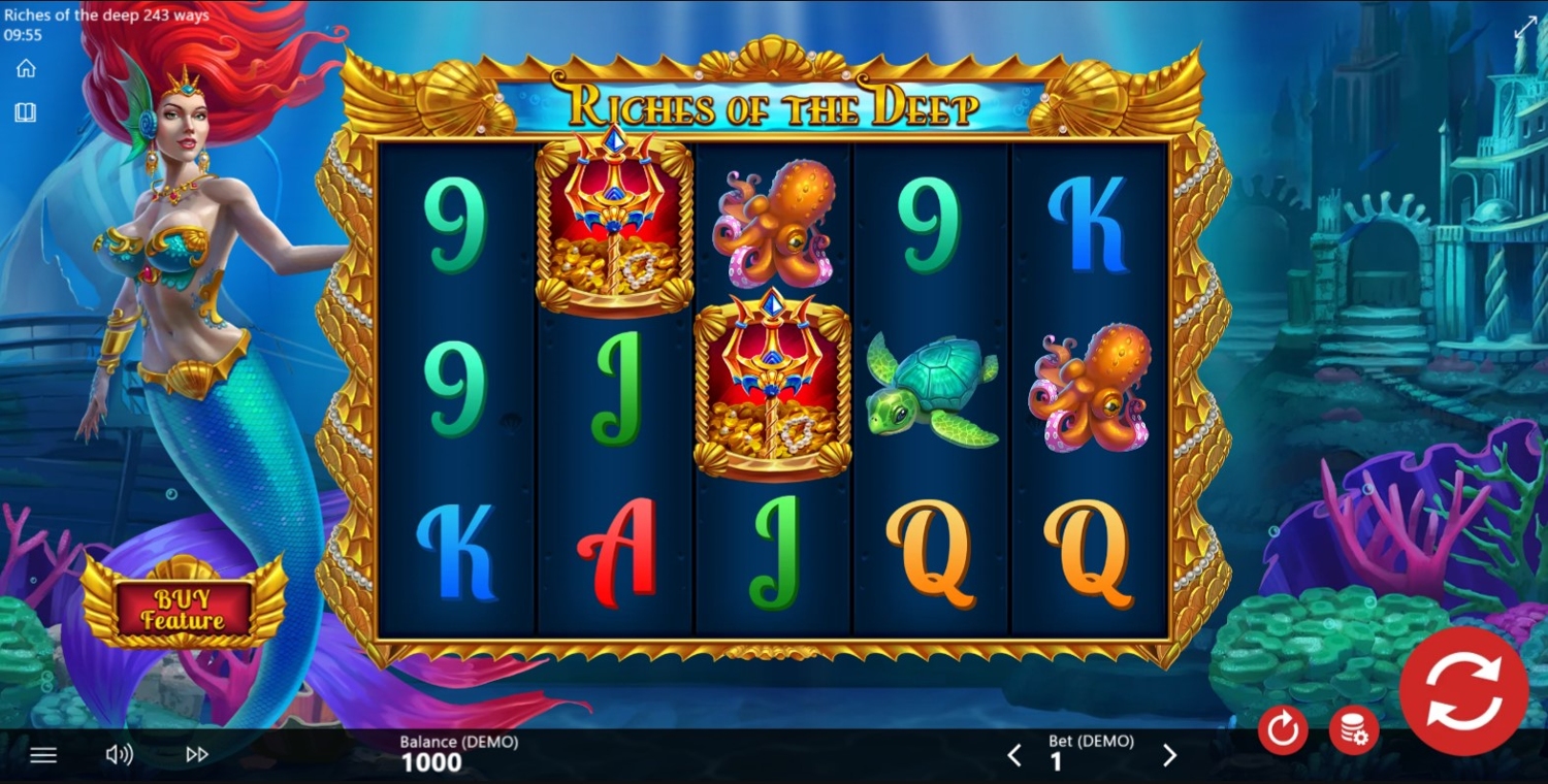 Riches of the Deep: 243 Ways Slot Gameplay