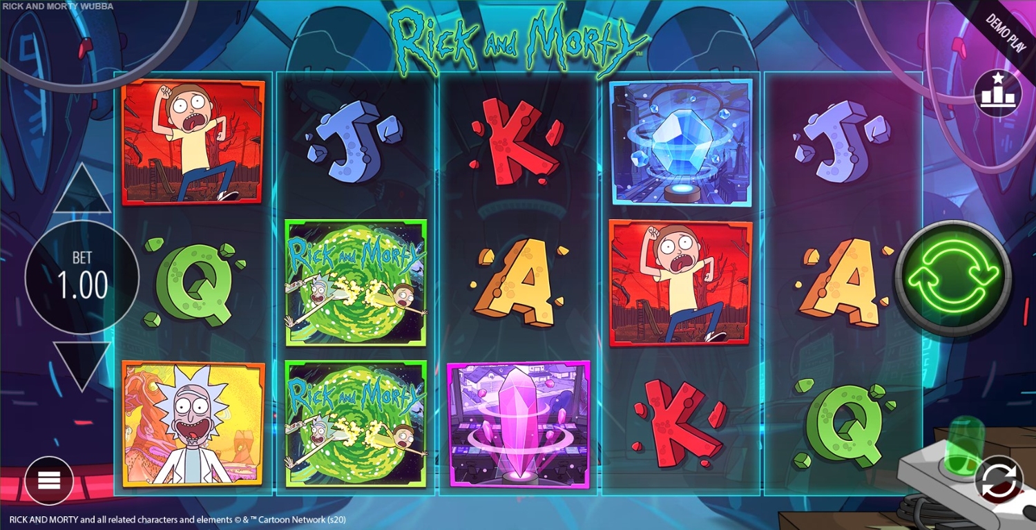 Rick and Morty Wubba Lubba Dub Slot Gameplay