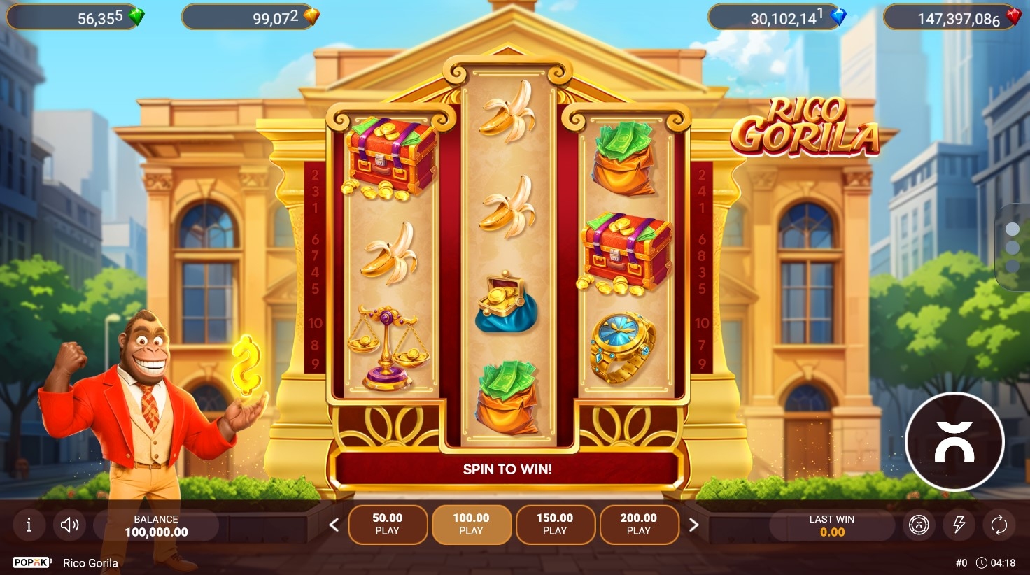 Rico Gorila Slot Gameplay