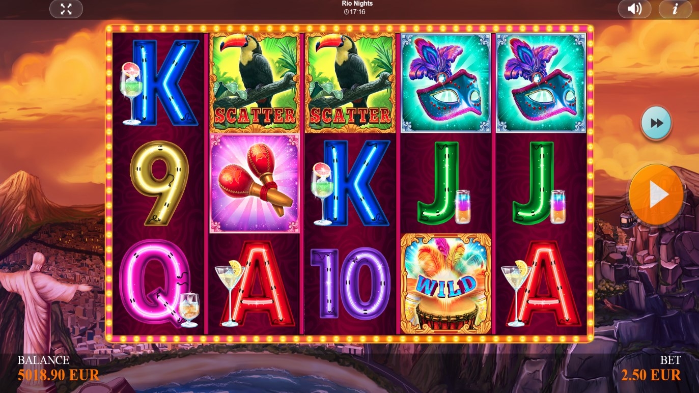 Rio Nights Slot Gameplay