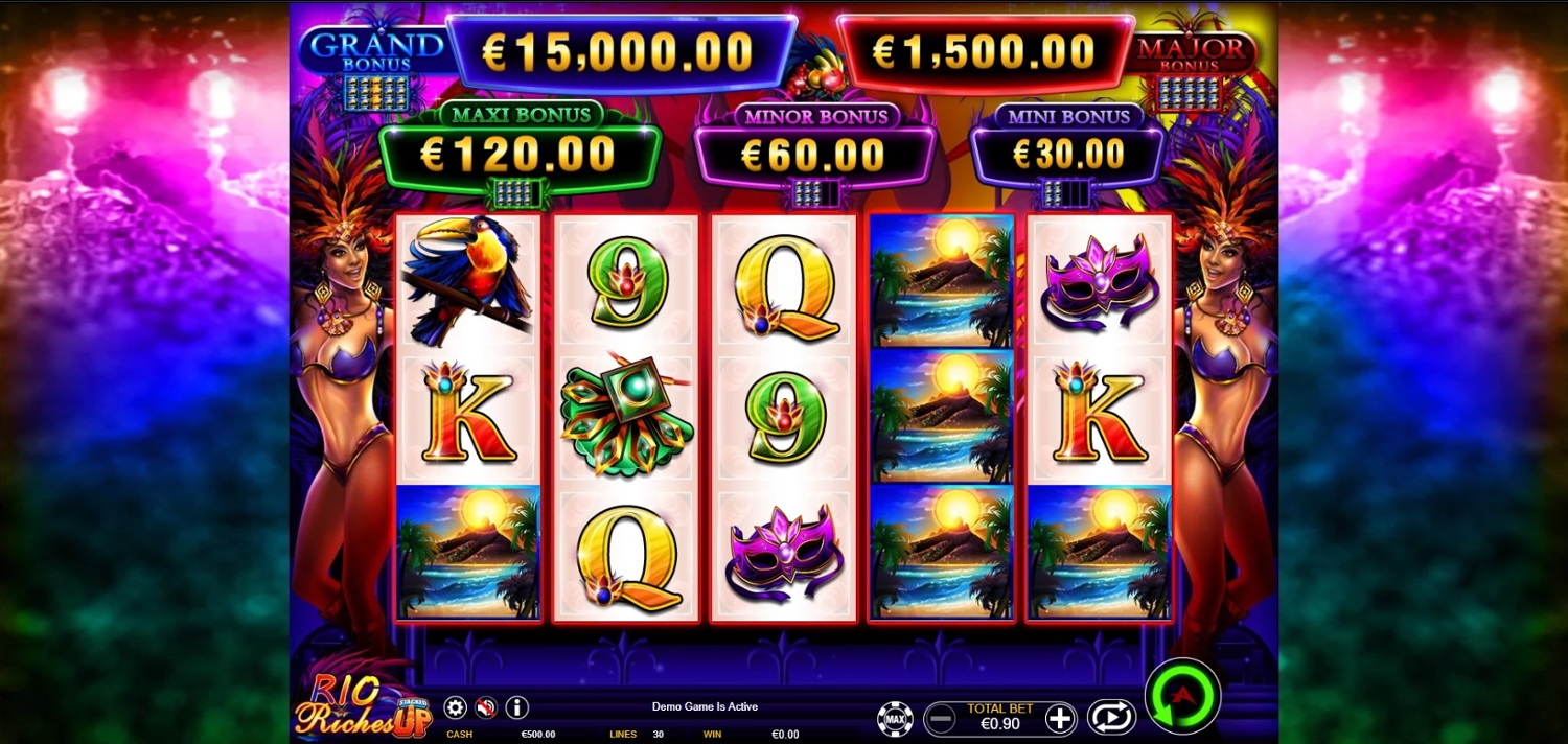 Rio Riches Slot Gameplay