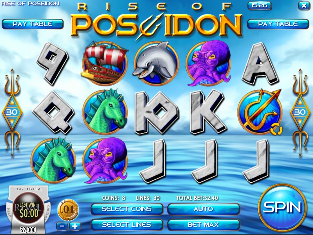 Rise of Poseidon Slot Gameplay